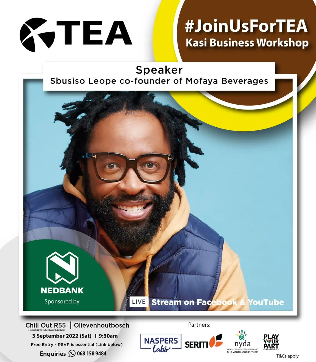 BulelaniBala's tweet photo. HELPING YOU SEE TOWNSHIP BUSINESS DIFFERENTLY 

Tomorrow morning we do it again, this time in a township called Olievenhoutbosch. so date we  have directly supported 1050 small businesses in 5 Townships; Atteridgeville, Tembisa, Vosloorus, Daveyton, Katlehong. 

#JoinUsForTEA https://t.co/5fT02Fz4Qk