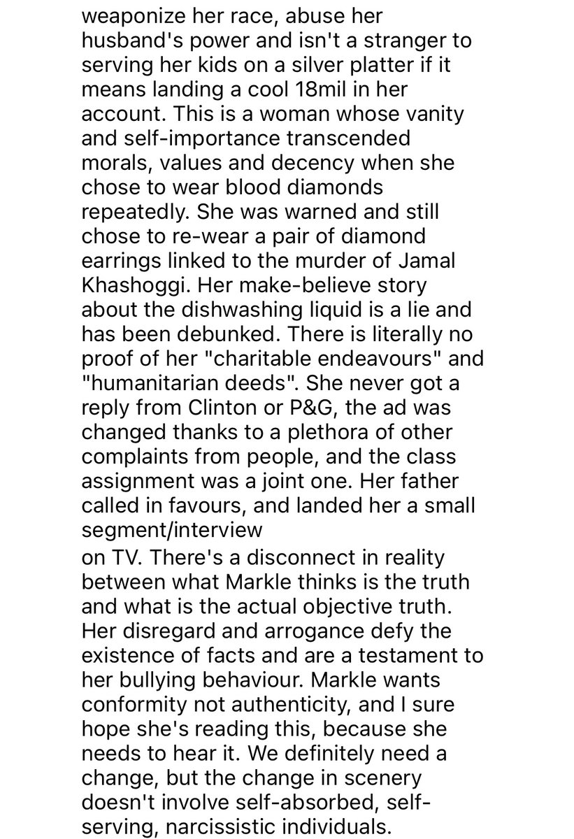 This author or this comment under @TheCut s Insta wants #MeghanMarkIe to read this. Basically pointing out her lies, hypocrisy and self promotion. #Archetypes #ArchetypesWithMeghan #princeharry #narcissisticabuse #MeghanMarkleExposed