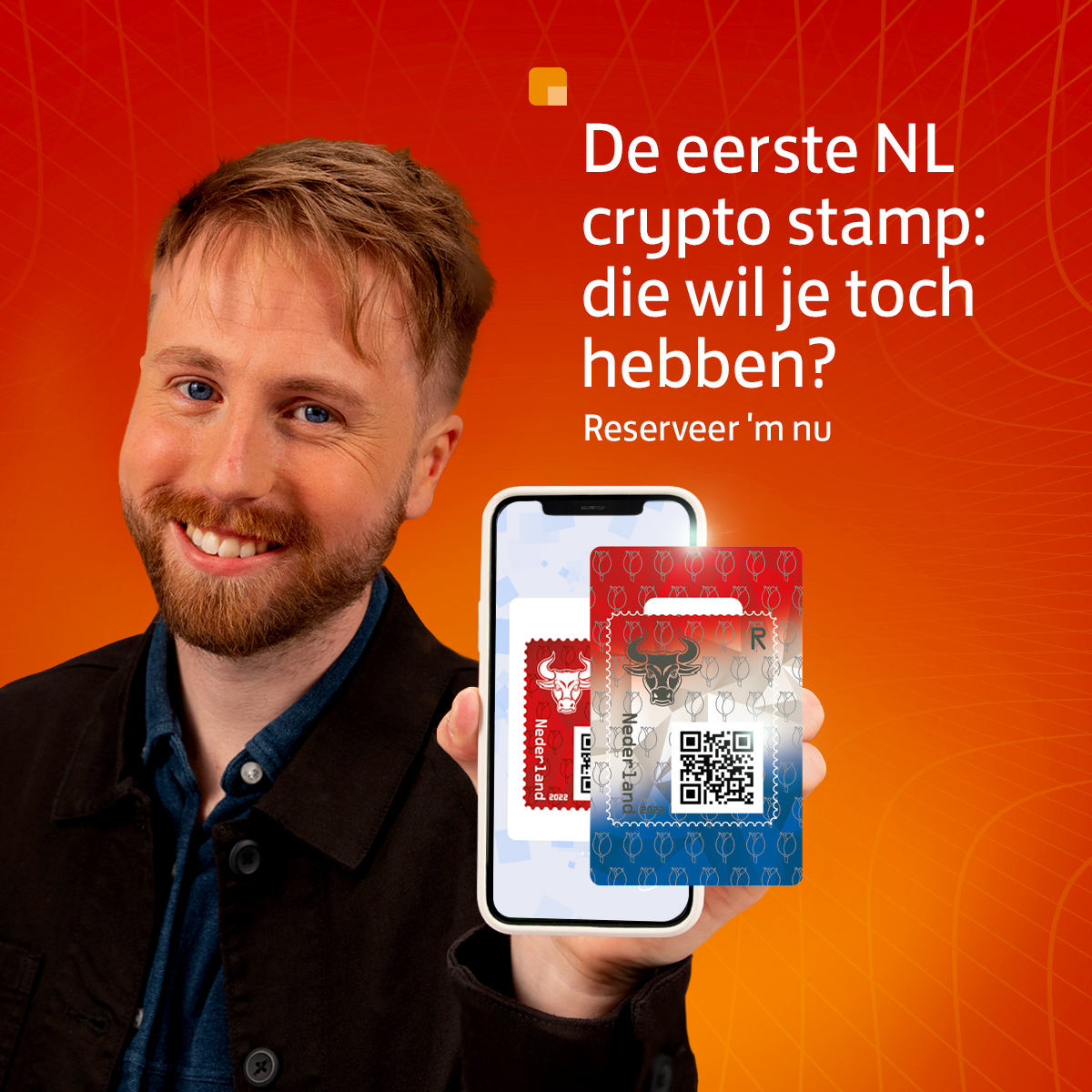 Het design van de allereerste NL crypto stamp is onthuld tijdens de start van de pre sale. Wil jij ook één van de allereerste stuks bemachtigen? 👉 Reserveer 'm via fal.cn/3rxRG #cryptostamp #NFT #postnl #nieuweverzamelen #postzegel