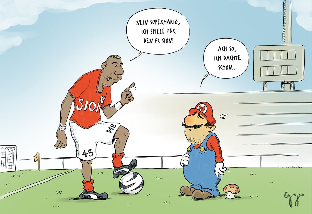 gigalcartoons's tweet photo. Neuer Cartoon #WalliserBote #Balotelli #FcSion #Supermario #SFL @FinalyMario @FCSion https://t.co/i1gwbkdnSd