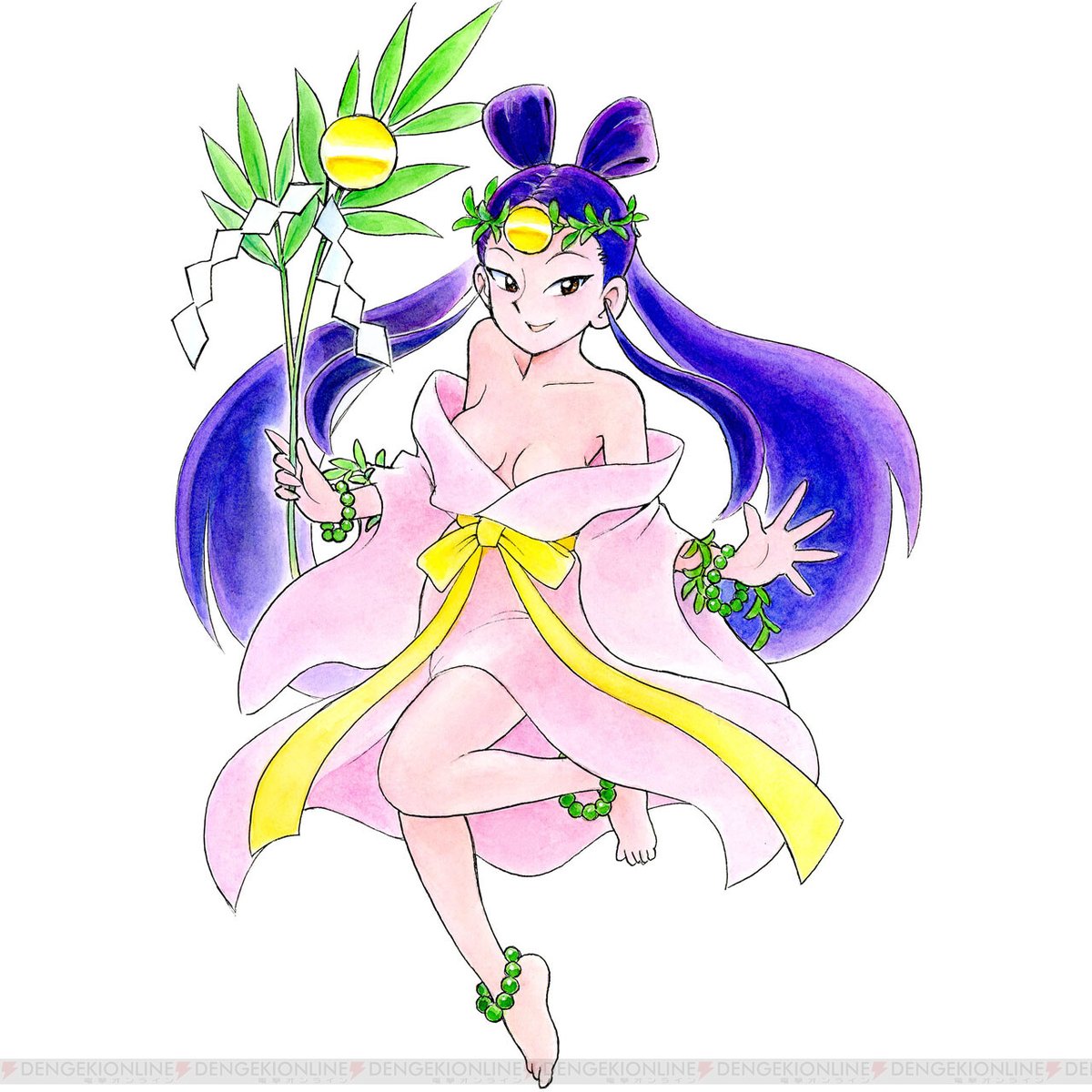 黒マントのウズメ様 設定画より会話イベント画面の
顔つきがキツくていい・・・好み 