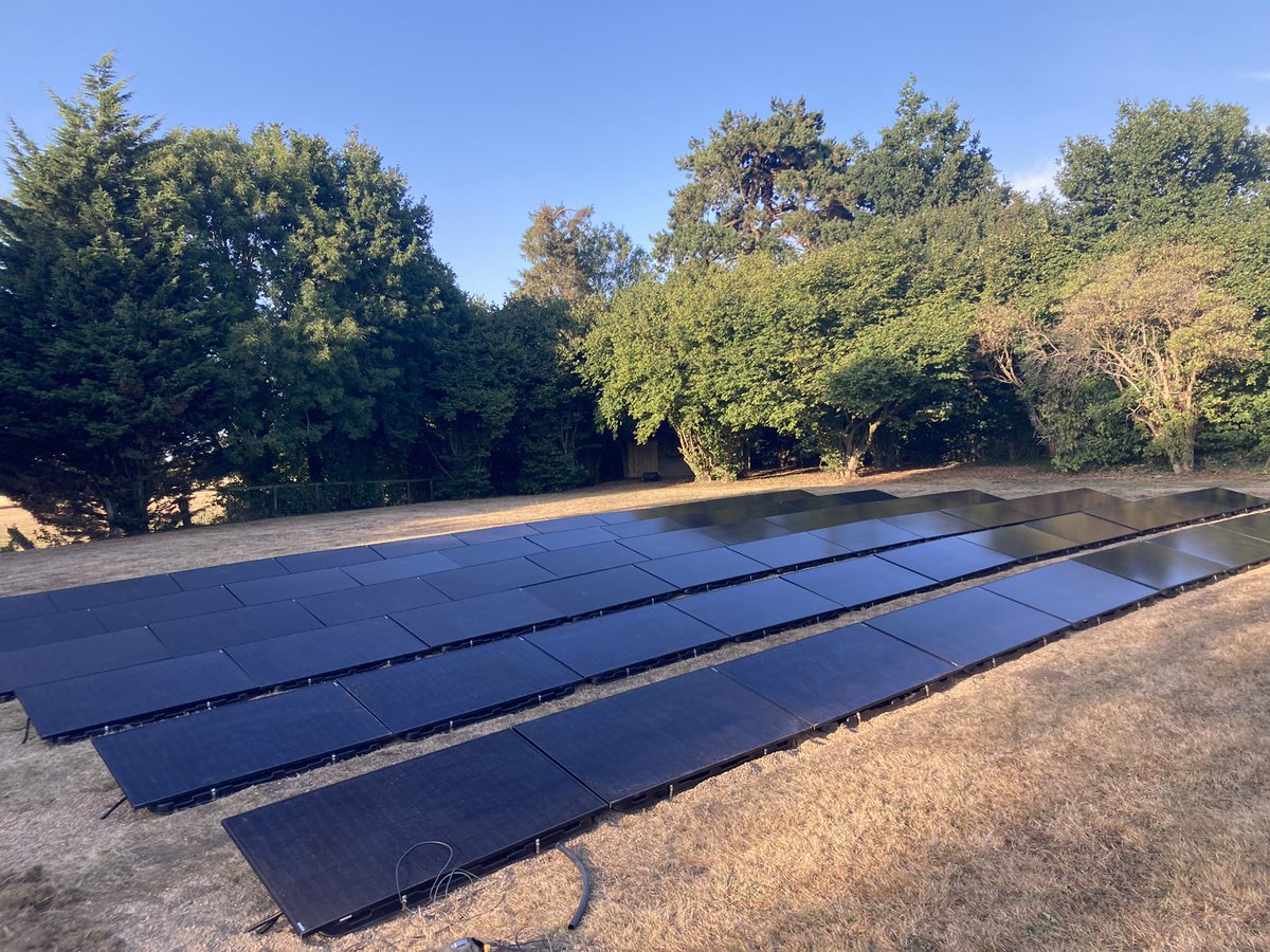 I really enjoyed carrying out this install this week good way to start my solar journey at the deep end #solarenergy <a href="/SolarEdgePV/">SolarEdge</a> #RenewableEnergy