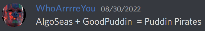 AlgoSeas's tweet photo. Truer words have never been spoken... Good luck Puddin fans! https://t.co/HHjQgGRFub