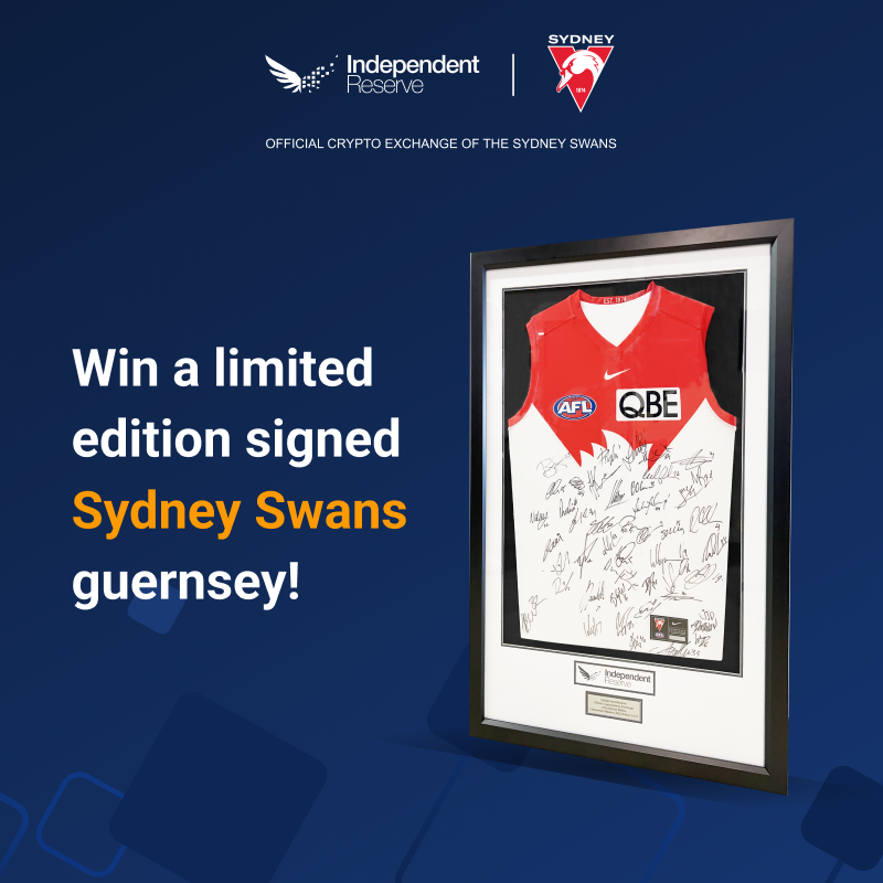 indepreserve's tweet photo. To celebrate the @sydneyswans making it into the 2022 AFL finals, we are giving away a limited edition Independent Reserve x Sydney Swans signed and framed guernsey 🎉

There are multiple ways to win! Click below to enter 👇
https://t.co/ZS1P4PuLZB

#AFL #Bloods #Competition https://t.co/BZ7w1ChIxV