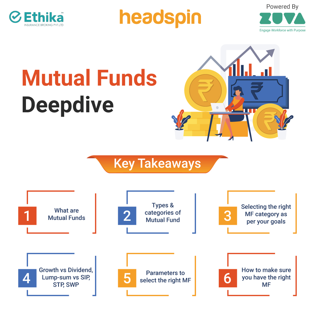 Join the webinar on 'Mutual Funds Deepdive' &amp; hear from the expert, <a href="/akshatmalhotra1/">Akshat Malhotra</a>, to learn more about:
- Types &amp; categories of Mutual Fund
- Understanding how to select the right category to meet your goals efficiently 
- Other concepts like SIP, STP &amp; much more