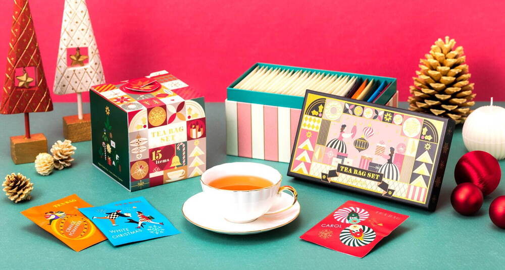 ルピシア2022年クリスマスティー、“クリスマスケーキ”のような苺バニラ