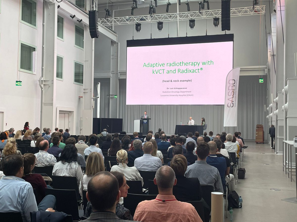 Accuray's tweet image. Our symposium at #SASRO was a success! Thanks to everyone who attended! For those who were not there, we’re waiting for you at our booth #12! #AccurayExpandRT