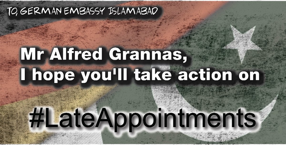 AJ_3048's tweet photo. #LateAppointments
We are getting late @GermanyinPAK https://t.co/AZZHq3VYbh