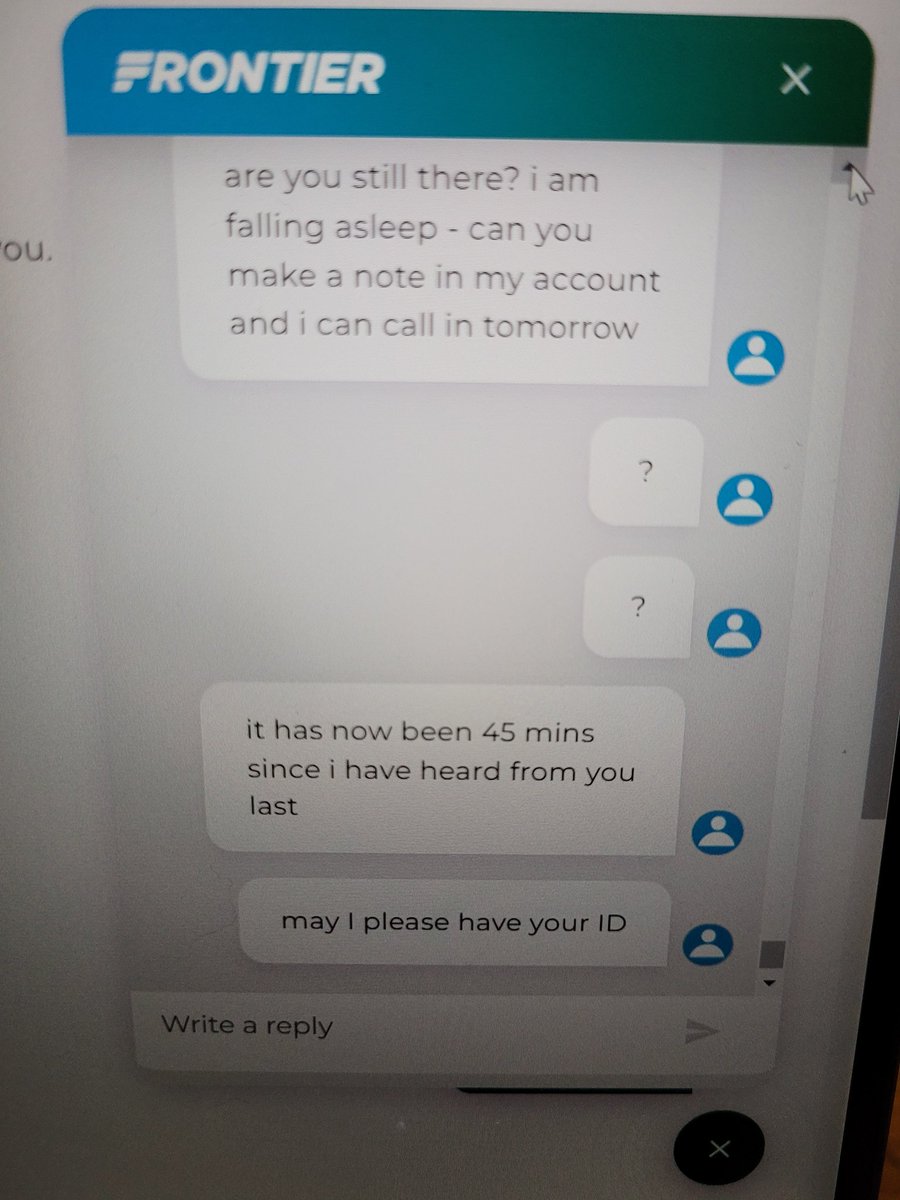 JJohanni's tweet photo. I have now been ghosted by the supervisor. That above reference to 2am was the last message I received. I replied back and it has since been over 45mins waiting for a response. I need to go to bed, so frustrating. https://t.co/3ql4XceSd2