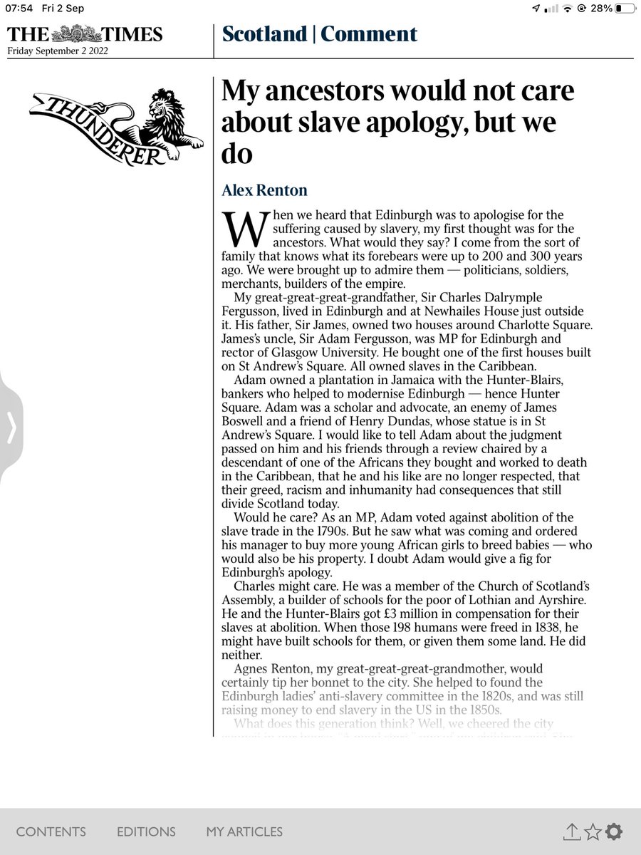 As an Edinburgher, I am deeply connected to the city. Apology and acknowledgement are a good start in addressing the ongoing consequences of the crimes that helped build it.