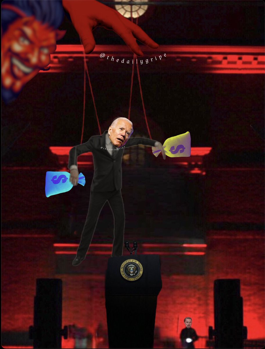 DailyGripeMemes's tweet photo. @johnhackerla #FJB #StringsBeingPulled #Puppetmaster #PuppetJoe https://t.co/KypBkgvabu