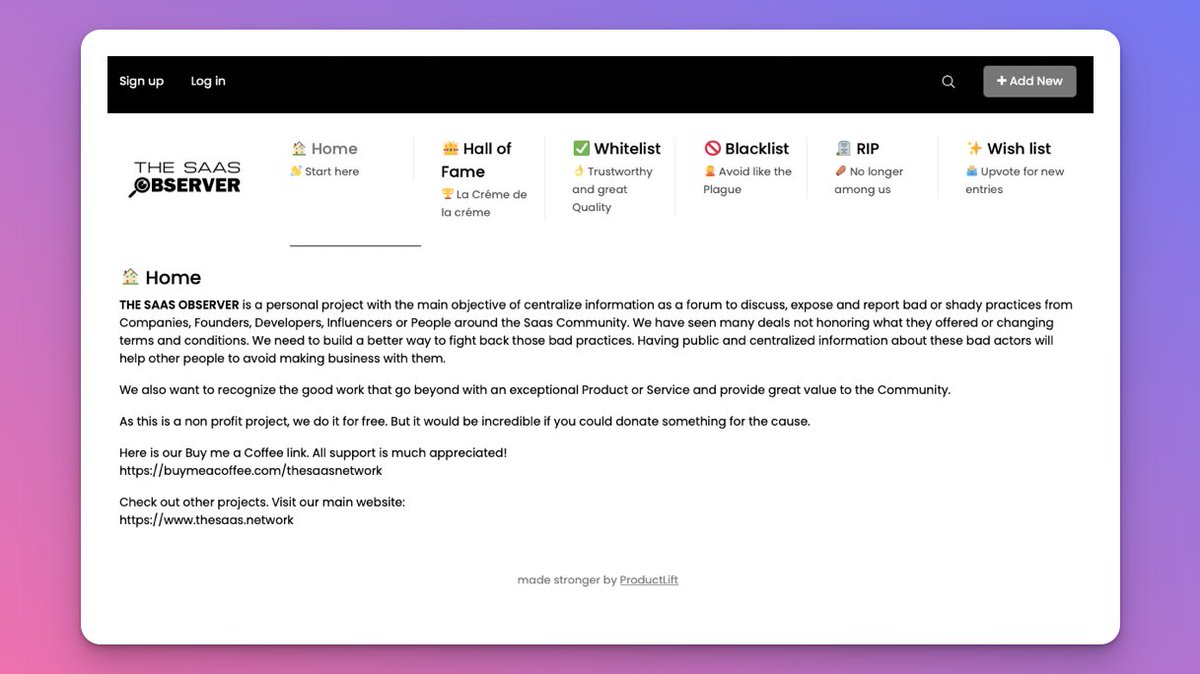R_ubenBuijs's tweet image. Super impressive to see people's creativity when using productlift.dev 🤩
You don't need the default setup like voting, roadmap, and changelog. But are unrestricted to design to your liking.
#buildinpublic #makersneakpeek
