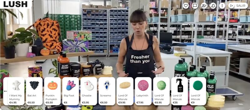 ONLIVE (@onlive_site) on Twitter photo Novedades <a href="/LushSpain/">Lush España</a>!!! Para presentar su nueva colección de Halloween, este año han grabado un #video #shoppable desde el almacén de la tienda online de Lush en Madrid a través de nuestra plataforma Onlive.site.
¿Quieres verlo? Mira el video: bit.ly/3ctpUeL Novedades <a href="/LushSpain/">Lush España</a>!!! Para presentar su nueva colección de Halloween, este año han grabado un #video #shoppable desde el almacén de la tienda online de Lush en Madrid a través de nuestra plataforma Onlive.site.
¿Quieres verlo? Mira el video: bit.ly/3ctpUeL