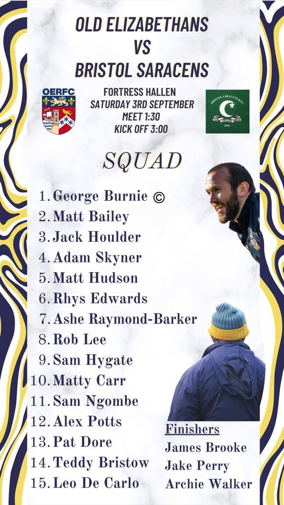 OldEsRFC's tweet image. The new season kicks off this Saturday at Fortress Hallen, here are the good guys lining up against @BristolSaracens