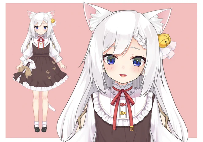 NIZIMAにて20%引きにしました良ければおねがいします【限定1点】白猫少女ちゃん | 魔界ぺんぎん  【限定1点】金髪ツインテールエルフ | 魔界ぺんぎん  より 