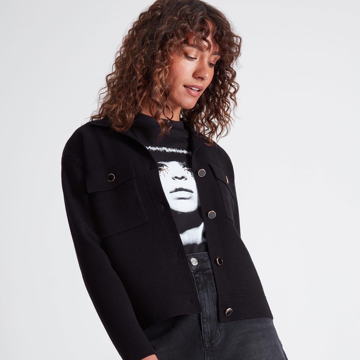 Every wardrobe needs a shacket; the perfect layering piece through autumn, winter and spring. Shop our new knitted button shacket: bit.ly/3cErjiG