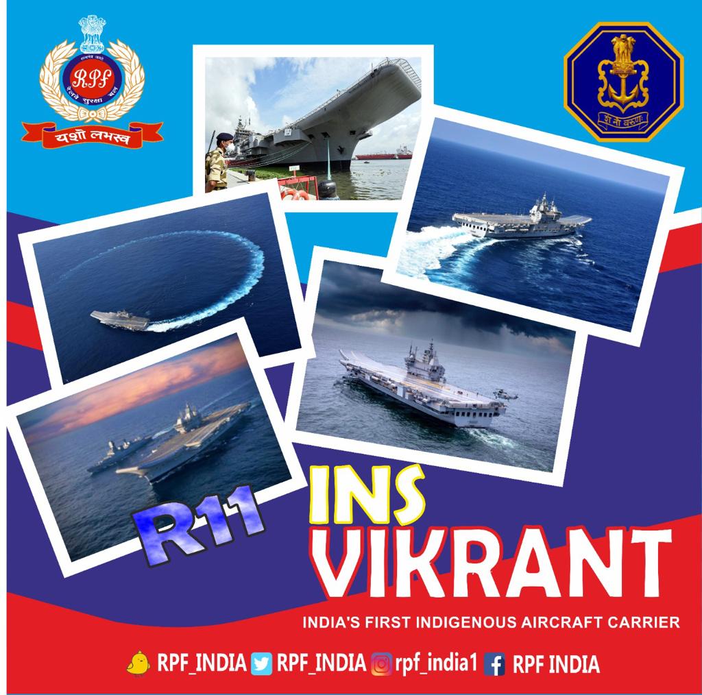 Epitome of Pride in Blue Ocean....

We have come a long way as india has commisioned its first indigenously built aircraft carrier #insvikranth which will strengthen Navy's offensive and defensive capabilities.
#AtmaNirbharBharat
#PrideOfIndia
<a href="/RailMinIndia/">Ministry of Railways</a> <a href="/indiannavy/">SpokespersonNavy</a>