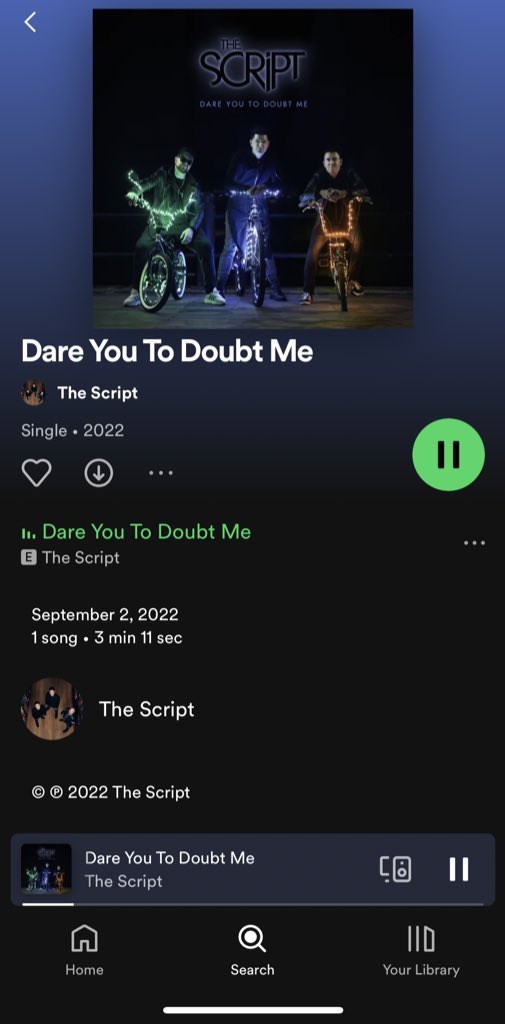 Emma_Jones90's tweet photo. First thing I did when I opened my eyes @thescript #DYTDM https://t.co/DRku8Pv8ka