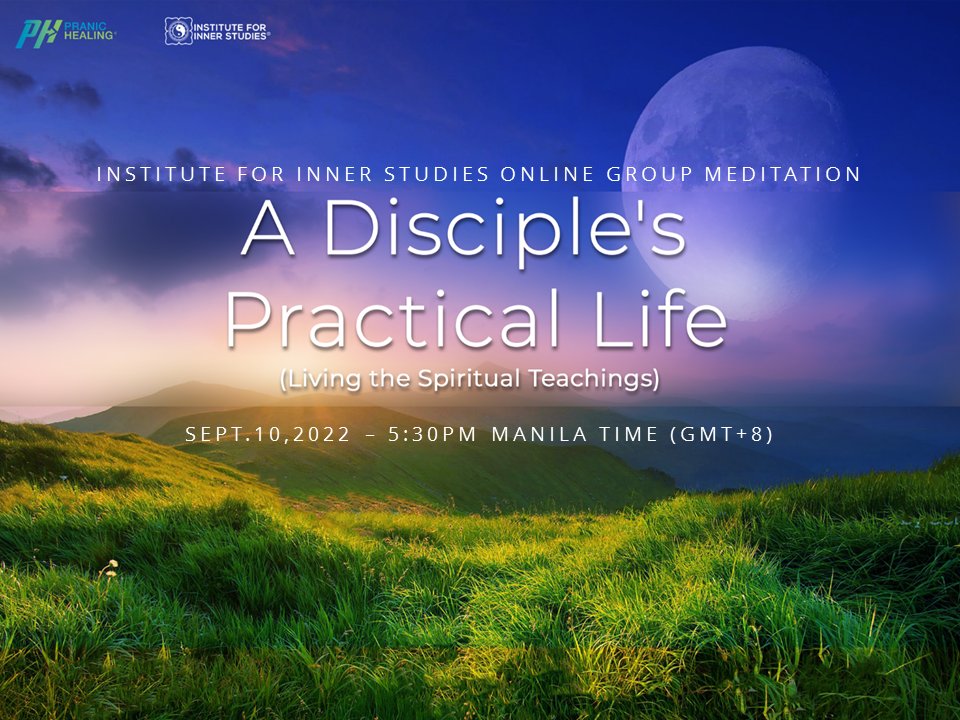 pranic_iisi's tweet photo. Join the Institute for Inner Studies as we celebrate the Full Moon Meditation for this month on September 10th, Saturday, at 5:30 PM - Manila Time (GMT+8).
This event is open to all. 
Request a link from events@globalpranichealing.com. https://t.co/KhAwfsq8W4
