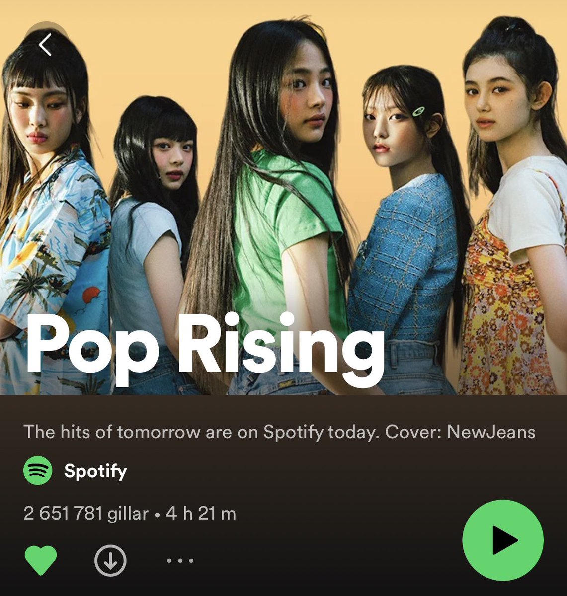 The covergirl power of @NewJeans_ADOR @alldoorsoneroom #NewJeans_Attention #NewJeans_1st_EP @CosmosMusic #spotify @SpotifyKpop