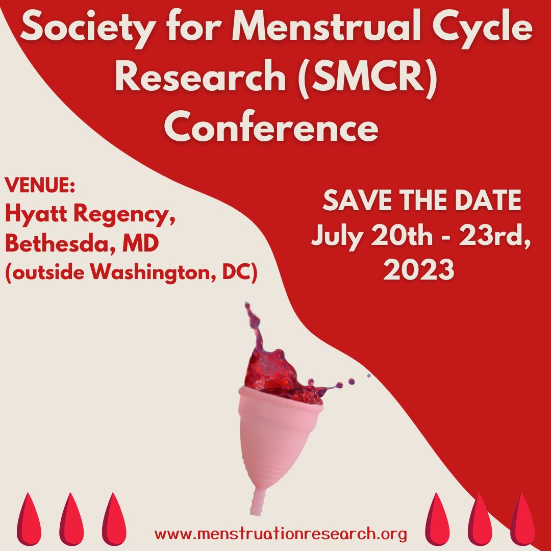 Save the date! Call for papers and details coming soon! #MenstruationMatters