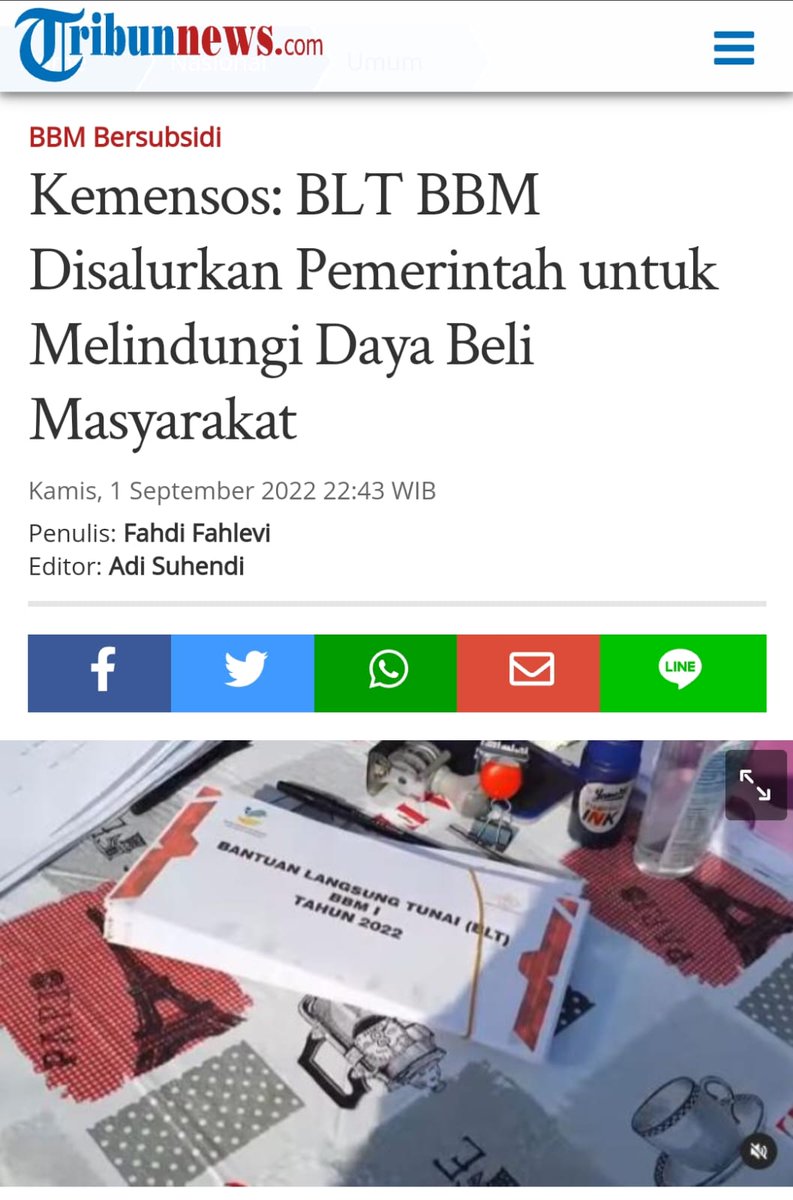 mieayaawm's tweet photo. Pemerintah berusaha meringankan beban ekonomi masyarakat melalui Program BLT BBM sekaligus untuk meringankan beban serta melindungi daya beli masyarakat prasejahtera. #SolusiBLTBBM
Bangkit Indonesia https://t.co/RT8bpHKHOJ