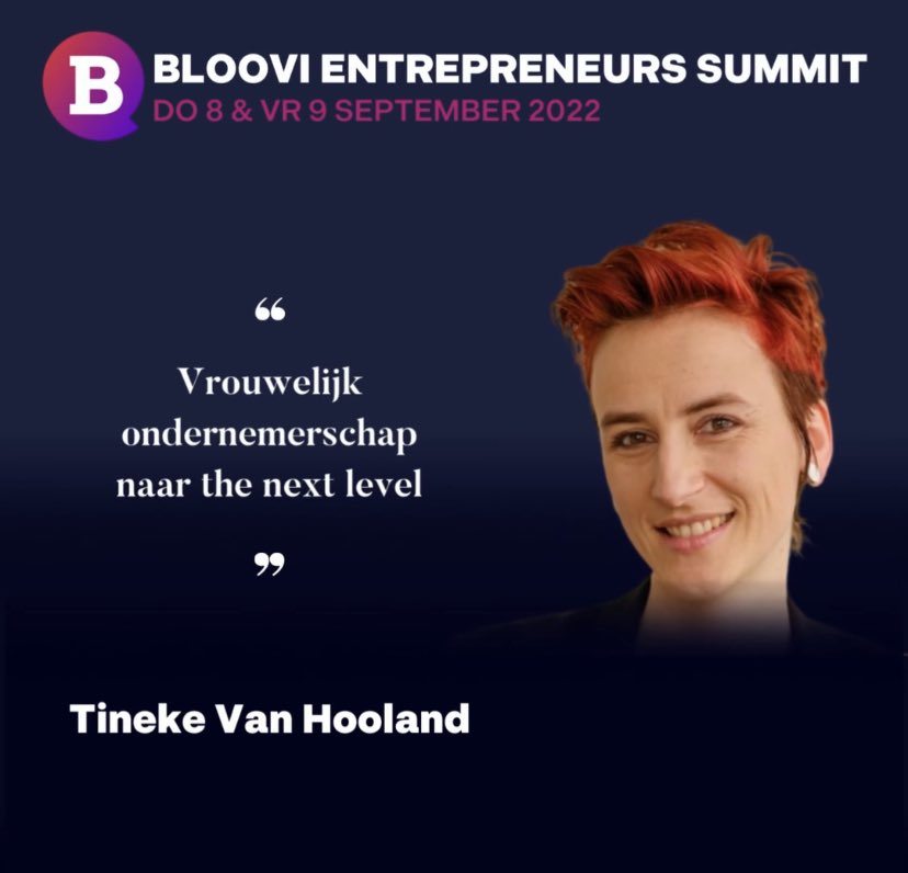 T_Van_hooland's tweet photo. Volgende week donderdag spreek ik op de Bloovi Entrepreneurs Summit 💃🏻🤟. Ik licht er toe hoe ik mijn surf vibes vertaal in een mindset om mijn ondernemersgrenzen te verleggen. Who’s joining? It’s going to be epic 😉 #personalmindset #womeninbusiness #epic10 #entrepreneurship https://t.co/R4pqSiPlUV