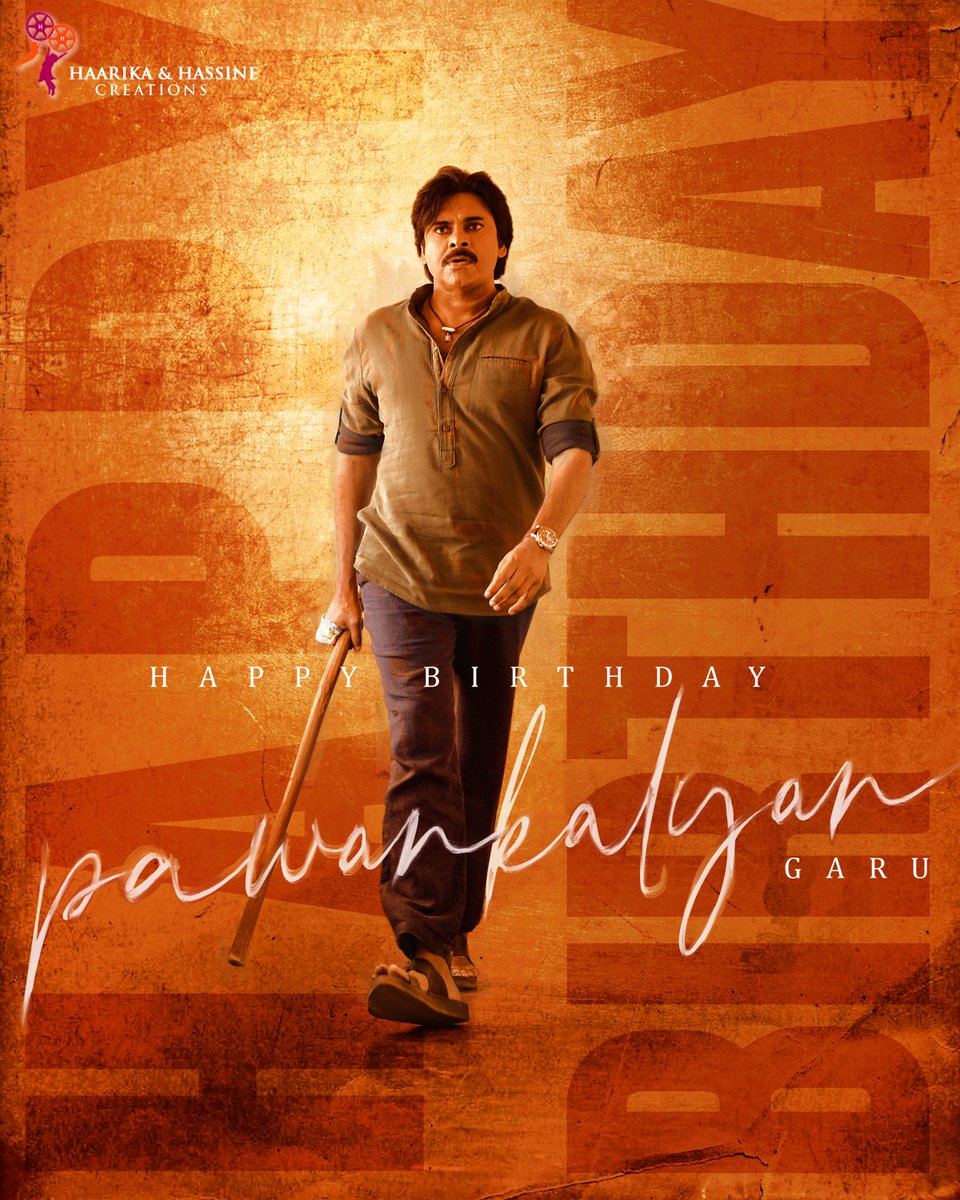 haarikahassine's tweet photo. Wishing a very Happy Birthday to our dearest Sri @PawanKalyan garu! ♥️🤩 

#HBDJanaSenaniPawanKalyan https://t.co/9Htw77zrok