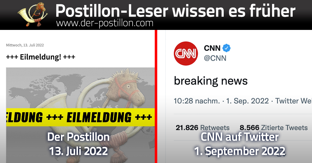 Der Postillon on Twitter: