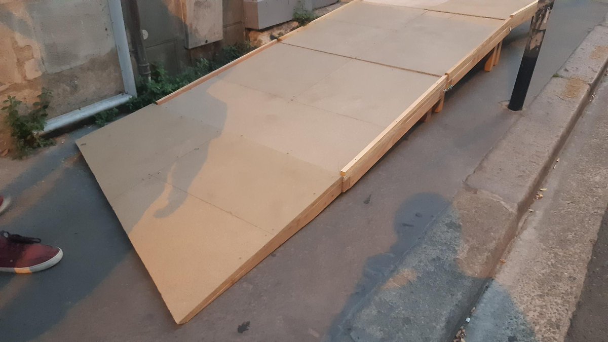 Grâce aux camarades du syndicat du bâtiment SUBTP BAM, le local du 36 rue sanche de pomiers est désormais accessible PMR !