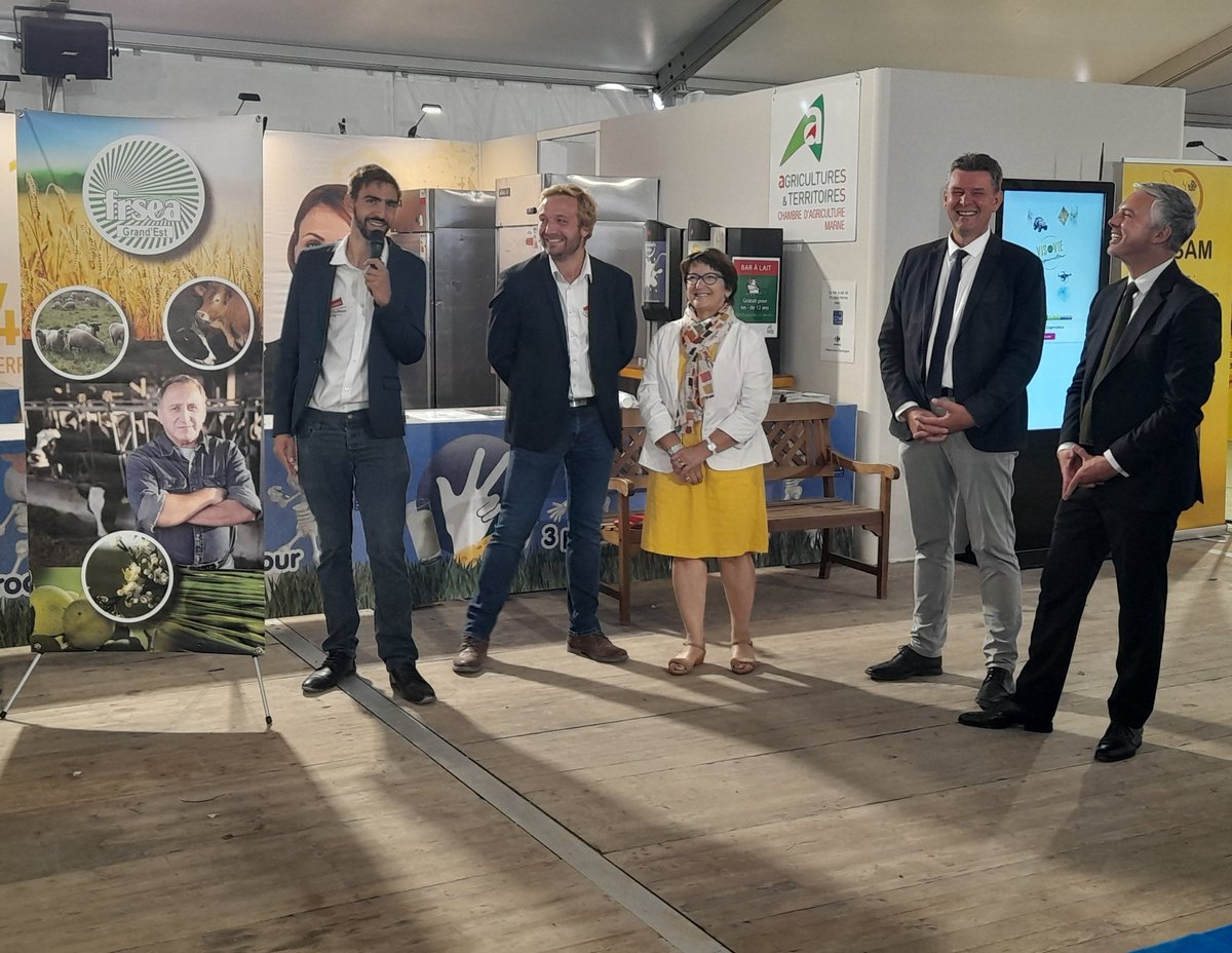 Un petit déjeuner dans la bonne humeur grâce à #JAGE à l'occasion de l'inauguration la <a href="/foiredechalons/">Foire de Châlons</a>  🥐☕️🥐