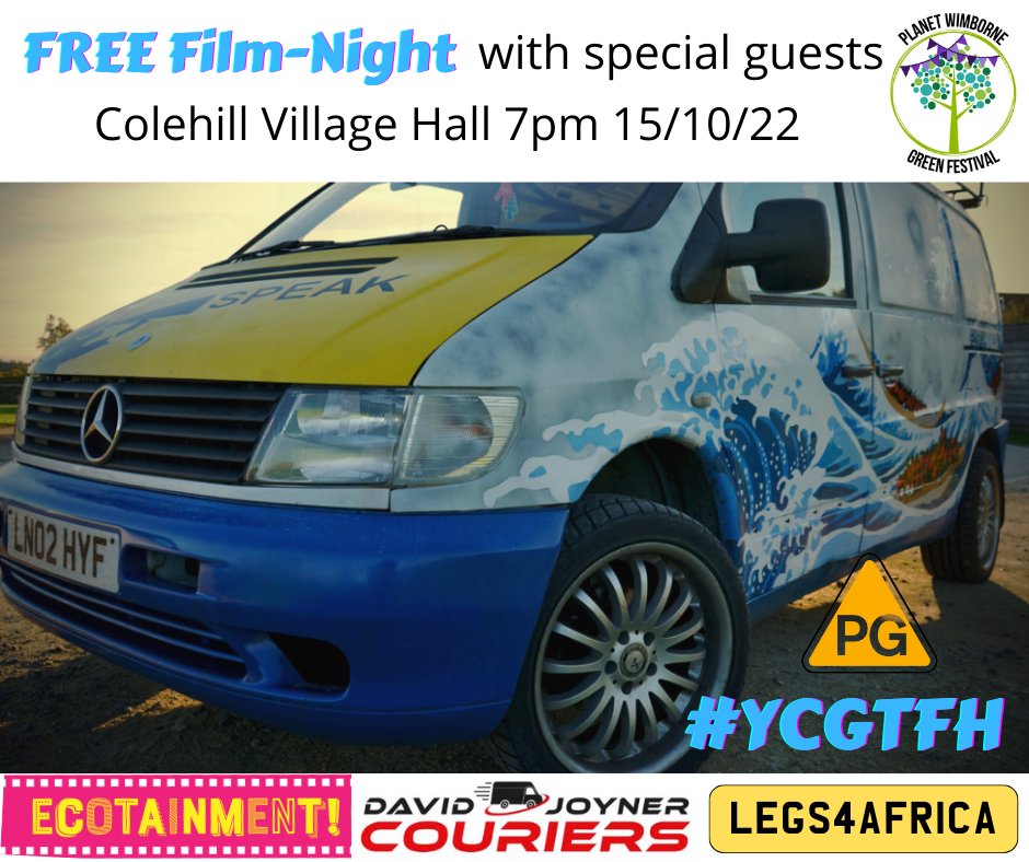 that's Ecotainment! (@ecotainmentinfo) on Twitter photo #FILMFIESTA suitable for dads n lads night-out. 4 madcap adventurers, 3700 miles, 2 clapped-out vans, 1 random act of senseless generosity #YCGTFH FREE tickets @Facebook or <a href="/EventbriteUK/">Eventbrite UK</a> #WhatsOn #Dorset <a href="/PlanetWimborne/">PlanetWimborne</a> <a href="/Legs4Africa/">STAND - WE Walk Together</a> <a href="/sandblastarts/">Sandblast</a> eventbrite.com/e/you-cant-get… #FILMFIESTA suitable for dads n lads night-out. 4 madcap adventurers, 3700 miles, 2 clapped-out vans, 1 random act of senseless generosity #YCGTFH FREE tickets @Facebook or <a href="/EventbriteUK/">Eventbrite UK</a> #WhatsOn #Dorset <a href="/PlanetWimborne/">PlanetWimborne</a> <a href="/Legs4Africa/">STAND - WE Walk Together</a> <a href="/sandblastarts/">Sandblast</a> eventbrite.com/e/you-cant-get…