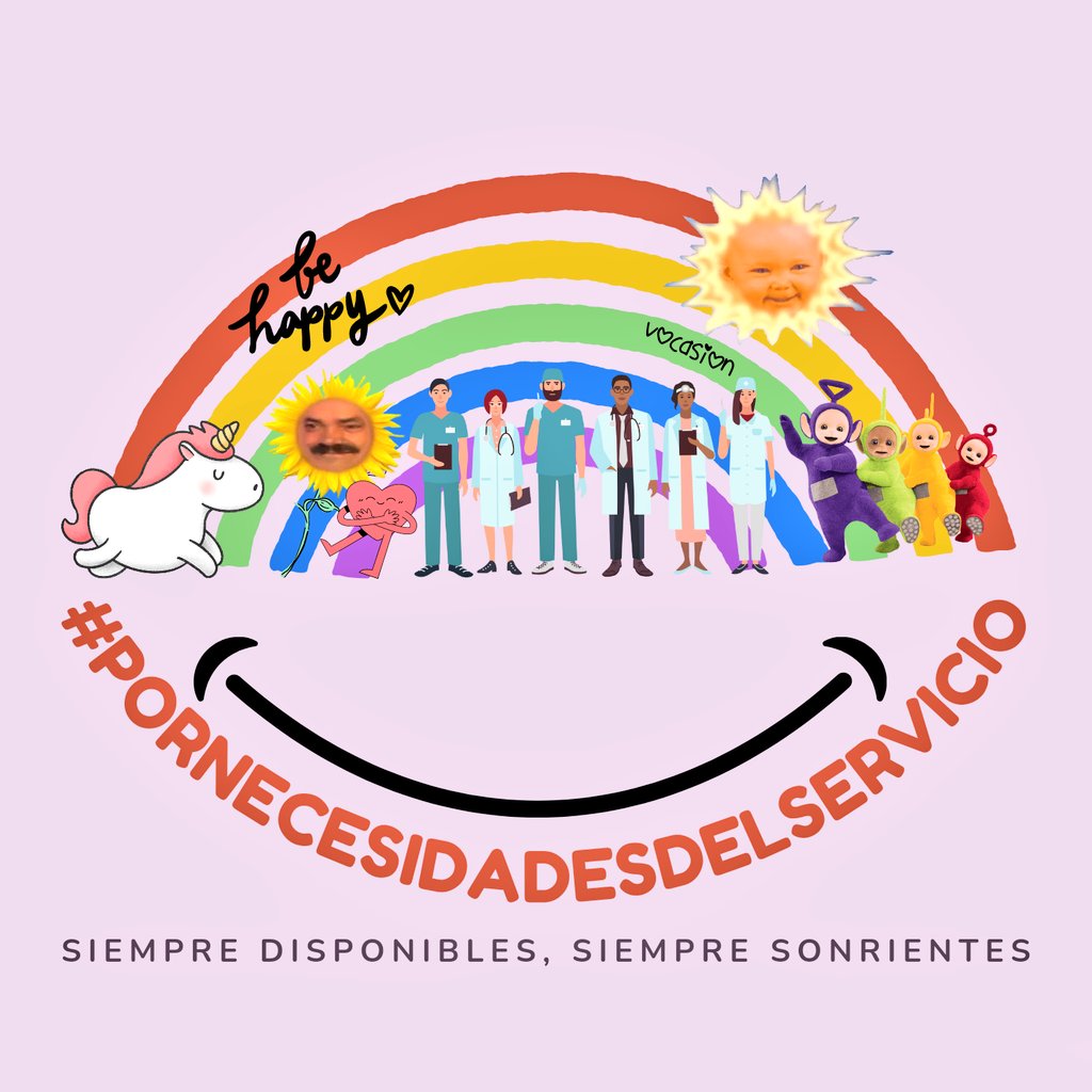 Declaro oficialmente el día 1 de Octubre de 2022 como Primer Día Internacional de #PorNecesidadesDelServicio quizás la excusa más utilizada para pasarse por el forro los derechos laborales de los sanitarios y sus familias. Cómo no, tenía que ser en fin de semana. Logo currao eh?