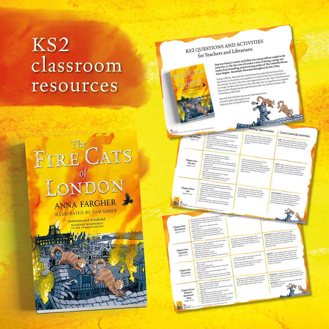 Calling KS2 teachers! Download free resources based on The Fire Cats of London by award-winning children’s author <a href="/AnnaFargher/">Anna Fargher</a>. Including themes of history, friendship and courage.  Resources developed by <a href="/MrEPrimary/">Scott Evans | The Reader Teacher®</a> 

buff.ly/3QIqBj7
