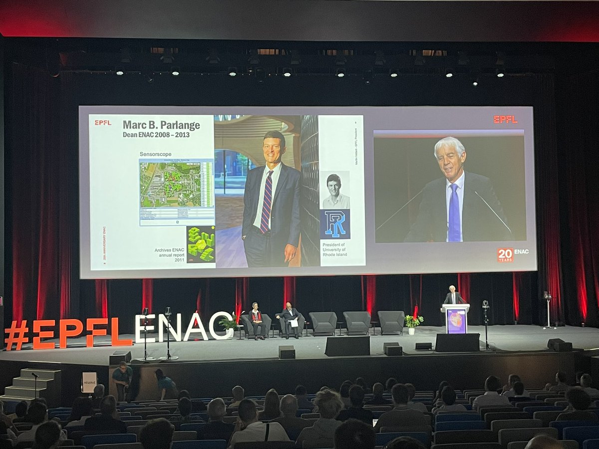 OpenScienceAlly's tweet image. @MartinVetterli presents past #epflENAC Deans