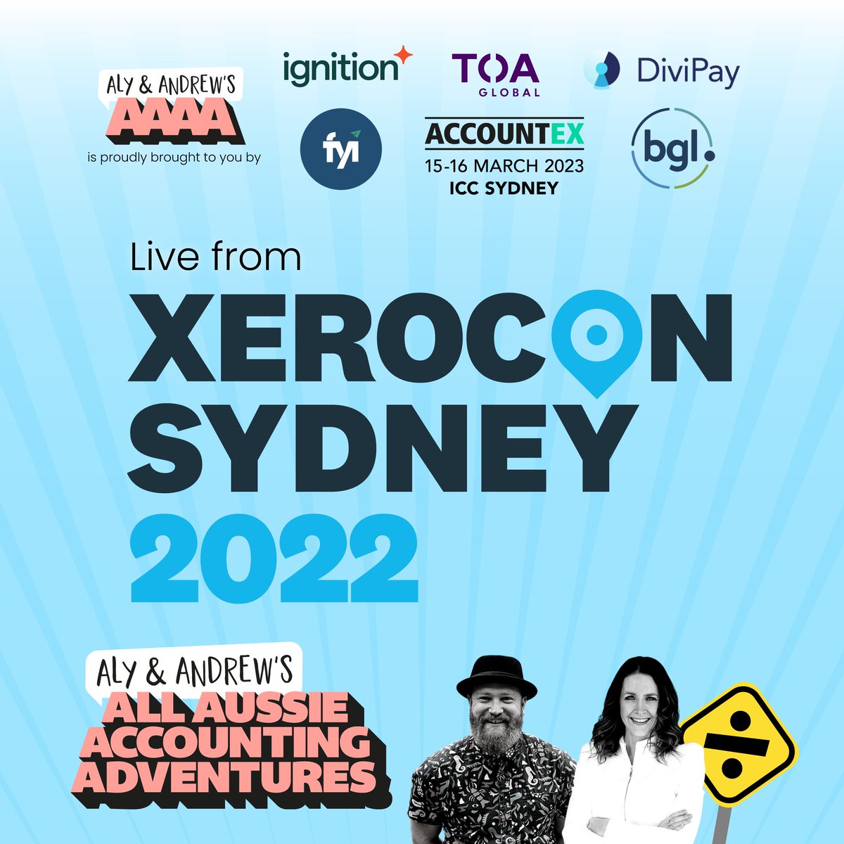 CHANT IT WITH US, XEROCON, XEROCON, XEROCON Oh yes friends, the XeroCon countdown is on + we are super pumped to announce that we are recording a fresh episode on the hallowed Xero turf.  What are we going to talk about? Who knows,  who cares, we will be at XeroCon. Day 1 3.30pm