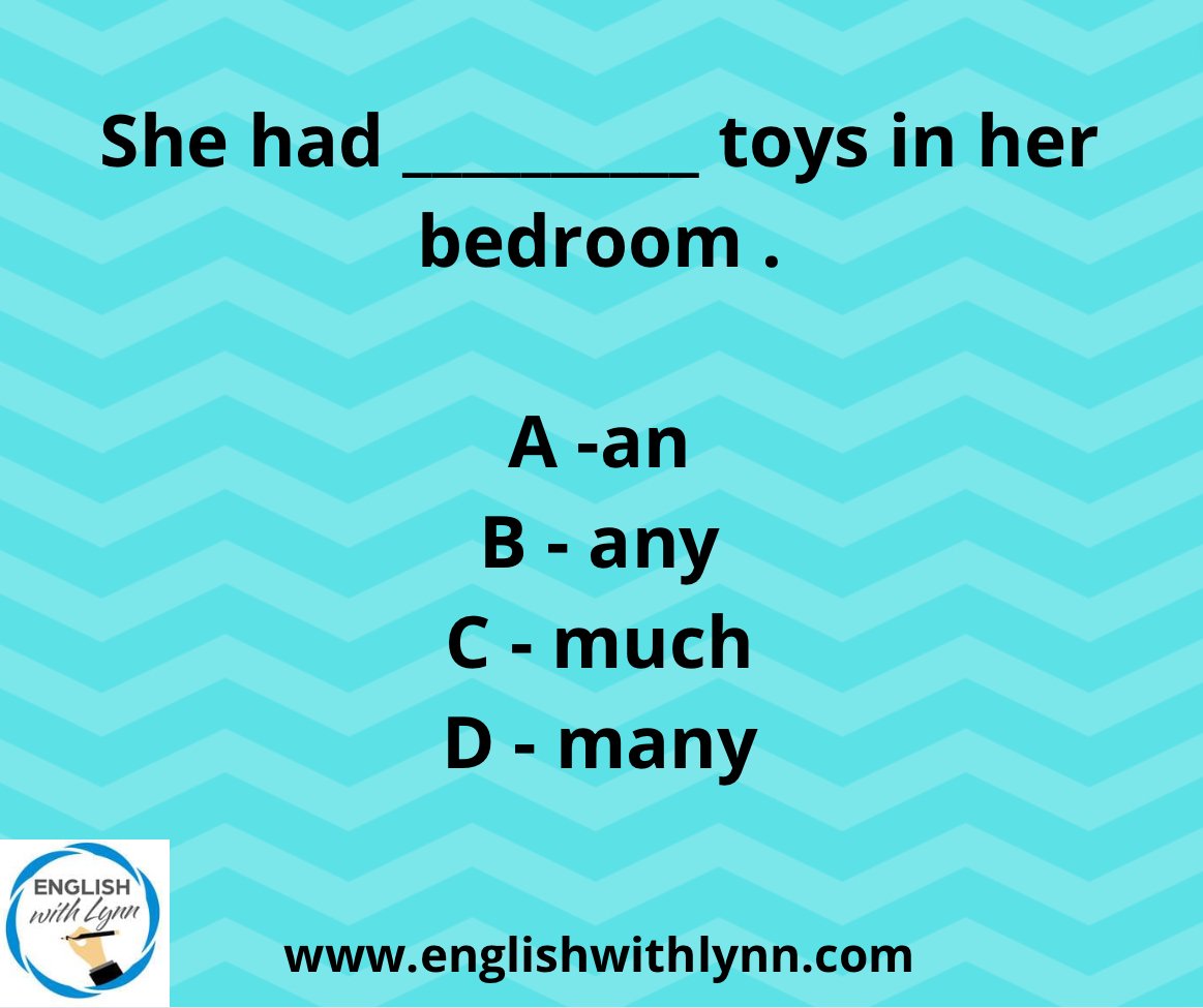 Add the correct determiner.