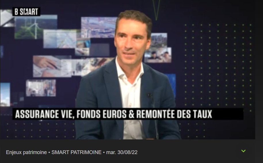 « Le fonds euros doit être complété avec des investissements alternatifs tels que notre fonds croissance et notre gamme d’actifs réels. » <a href="/CFavennec/">Corentin Favennec</a>, directeur des partenariats de @generali patrimoine dans Smart Patrimoine sur <a href="/B_SMART_TV/">B SMART 4Change</a> #assurancevie urlz.fr/j5Fr