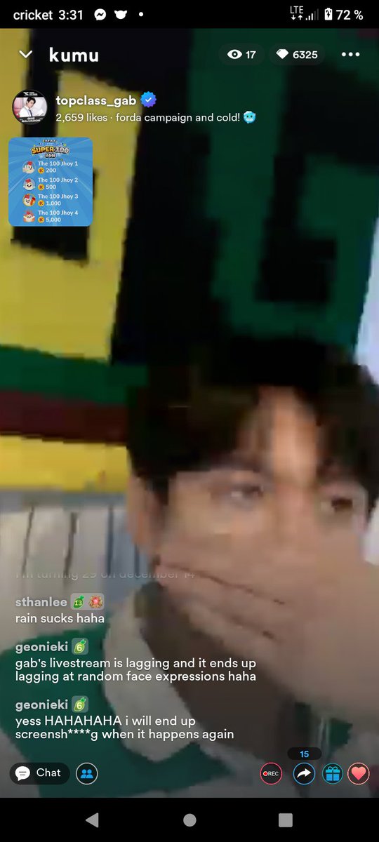 geonieki's tweet photo. Random moments in @gab_slvdr live whenever his livestream lags
I wasn't kidding HAHAHA
ft Ash
#TopClass_Gab https://t.co/4KHoxP6SBu
