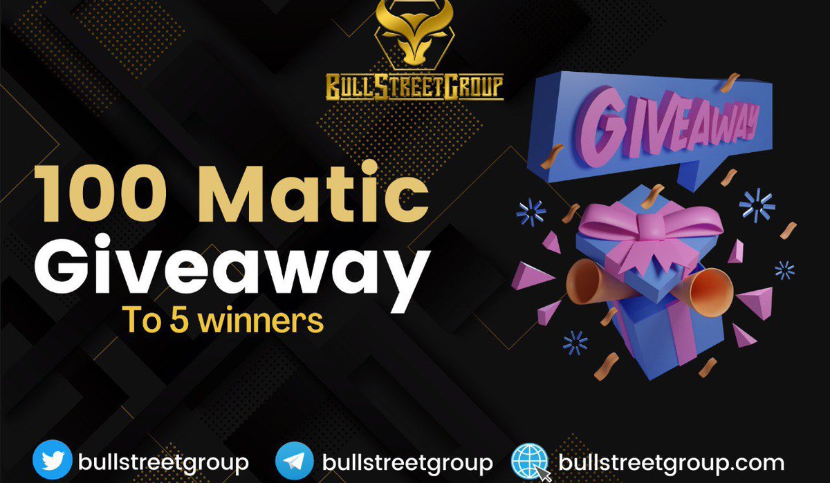 Hey everyone, New Giveaway alert on Bullstreet Group ‼️

To Participate:
1. Like &amp; RT this tweet
2. Mention 3 friends

5 Winners will be randomly selected.
Goodluck everyone ❤️