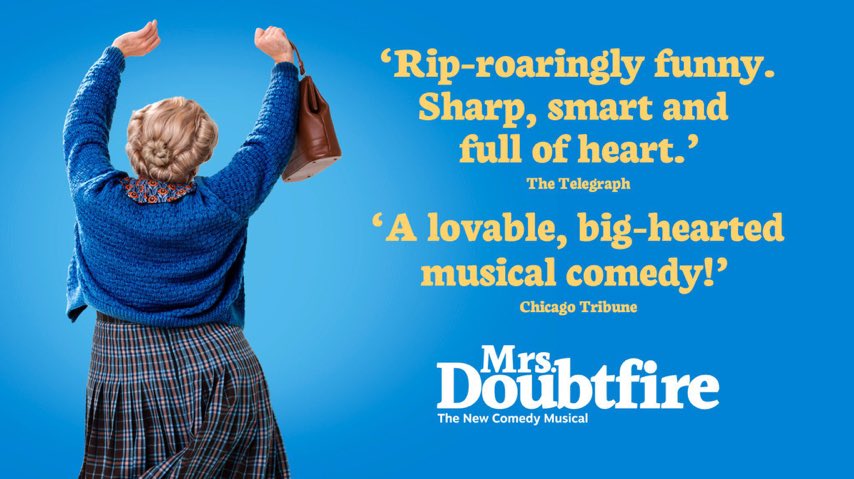 M R Management (@mrmanagementldn) on Twitter photo Wishing <a href="/mattoverfield/">Matt Overfield</a> & all our friends on <a href="/DoubtfireUK/">Mrs. Doubtfire UK</a> a terrific first show this evening! Have a terrific night x Wishing <a href="/mattoverfield/">Matt Overfield</a> & all our friends on <a href="/DoubtfireUK/">Mrs. Doubtfire UK</a> a terrific first show this evening! Have a terrific night x