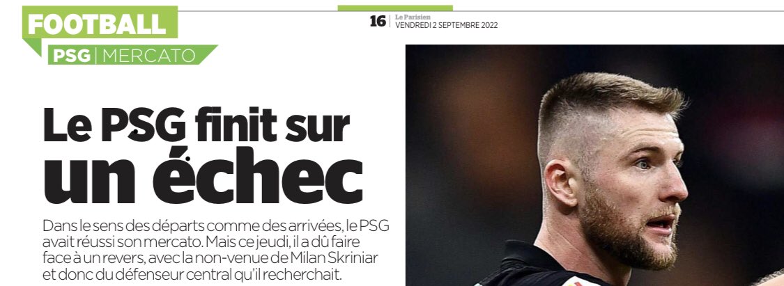 90ordnasselA's tweet photo. “Il Psg finisce con un fallimento. L’Inter ha chiuso la porta a diversi rilanci del Psg con Al-Khelafi impegnato direttamente ieri tutto il giorno a cercare di convincere Steven Zhang:niente da fare. Il Presidente Avrebbe persino noleggiato un jet per venire a Milano”
#LeParisien https://t.co/4KTSMo4CTh