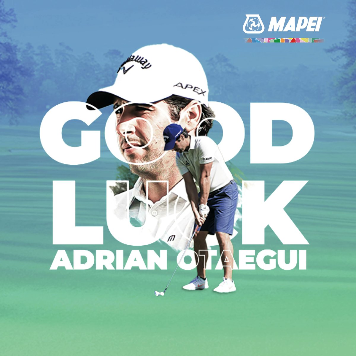 MapeiUKLtd's tweet photo. Everyone at #Mapei UK would like to wish @adrianotaegui good luck in the @LIVGolfInv #Boston tournament. It tees off today and runs through until Sunday.

#LIVGolf #LIVGolfBoston #Golf #ProudSponsors https://t.co/r4vJOvUG6U
