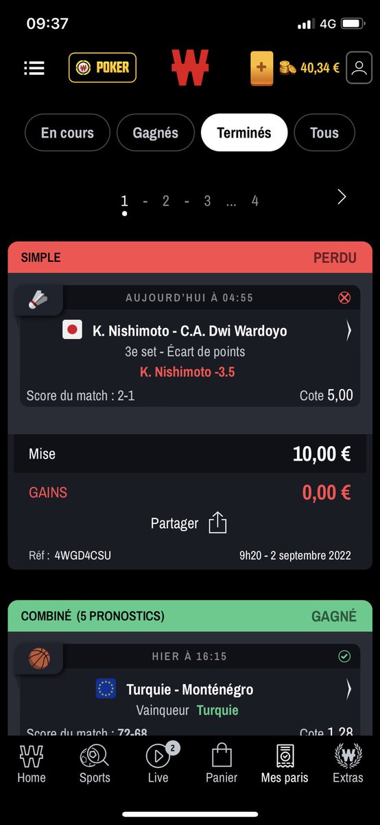 DepontLucas's tweet photo. Ouais Twitter quelqu’un peut m’expliquer pq c’est perdu ?
@WinamaxSport https://t.co/gcFcNnrani