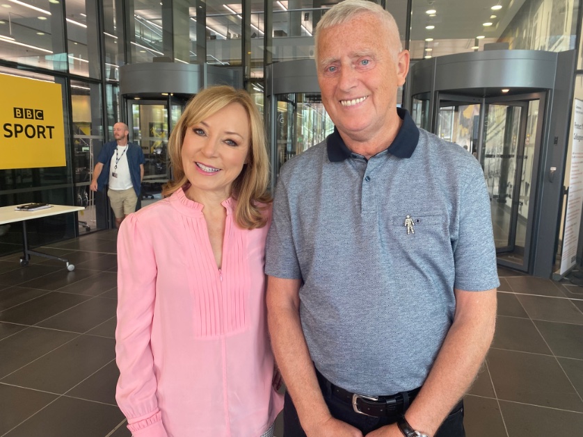 This is Karl whose life <a href="/billtu/">Bill Turnbull</a> saved. Karl had Stage 3 #ProstateCancer - didn’t know but had similar symptoms to #BillTurnbull and got himself checked. 
He is here, like many others, because of that.
If you do one thing today - take the risk checker on the
<a href="/ProstateUK/">Prostate Cancer UK</a> website x