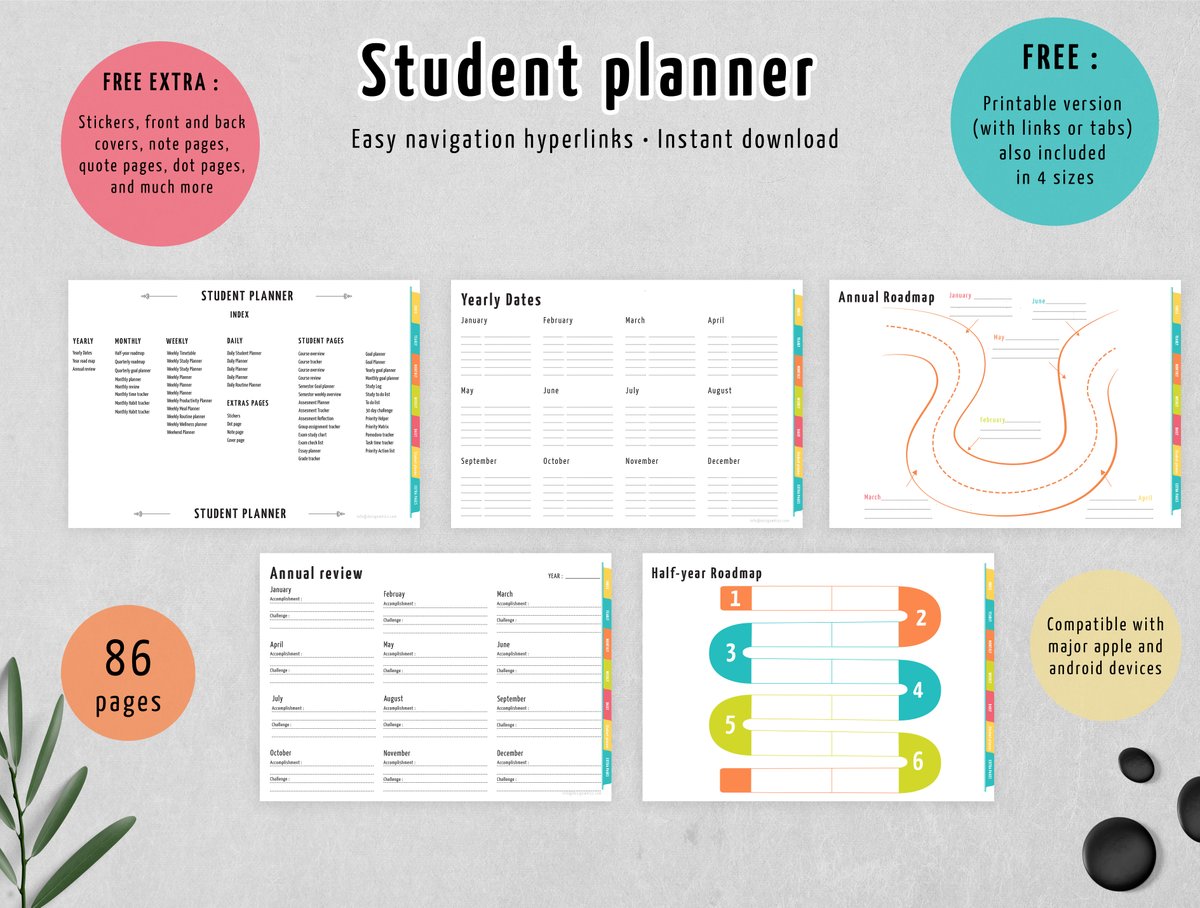 savanvyas91's tweet photo. Enter a Back-to-School FREE GIVEAWAY for Best selling digital Student planner!
This planner was used by 1000s of students and universities and has been given 5-star reviews on Etsy.
To enter :
1. Follow me
2. Like and retweet this tweet
#BacktoSchool2022 #studentplanner https://t.co/INDlRAv3BI