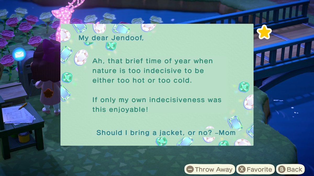 jendewph's tweet photo. i knew my #InGameMom was a #Libra like Me!! #LibraAF #AirSign #Zucker is so perfect im glad he is back again on #DaiDream were we can Shelter Him♥♥#AnimalCrossing #ACNH #NintendoSwitch https://t.co/2pgFoj4a6d