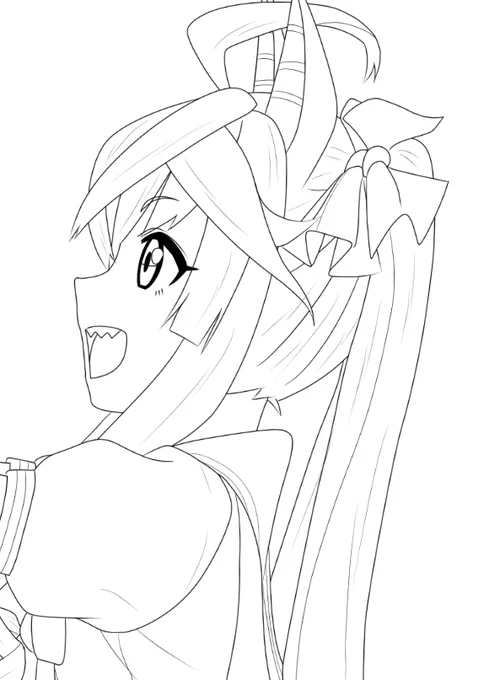 ターボ師匠のwip2
色塗り間に合えば今日の8時に上げます 