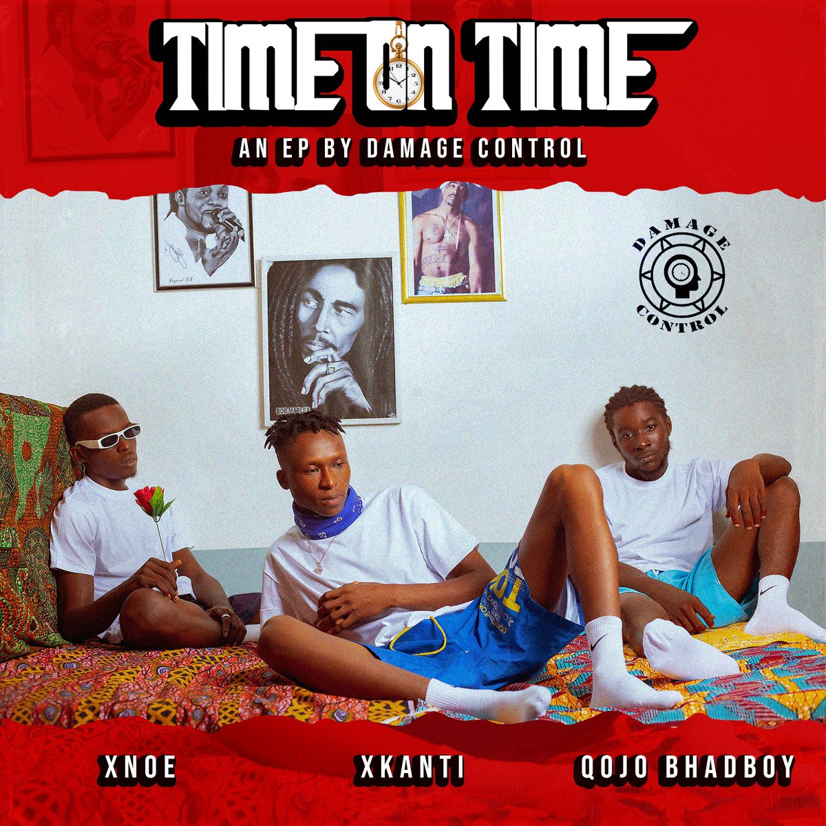 Damage_Controol's tweet photo. Time on Time EP out now 🎯🔥

An EP of five(5) tracks featuring @XnoeStunna, @xkanti_bo &amp; @qojo_bhad brought to you by DAMAGE CONTROL. Link below…

https://t.co/yiDEGVP3YP

All beats by Dr. Crack. Mixed and Mastered by BEATZSANE &amp; GOVAREPUBLIK. Art work by @hewton_  pls RT🎯🔥💙 https://t.co/GSgNWEVGOi