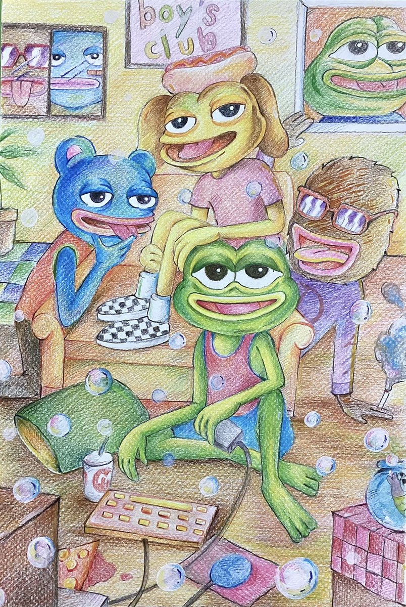 prawit_june's tweet photo. MY​ FRIENS
COLLECTION​ FROG​ YOU​
Check​ on​ it​ this​ NFT​ @prawit_june
@foundation
#FrogFam​ #pepethefrog​ #pepe   
#NFT

https://t.co/pHh1vM2Xdn https://t.co/AHmpLehtrD